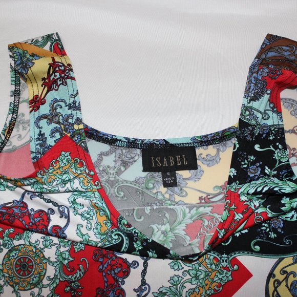 Vintage patterned tank top - Picture 3 of 3